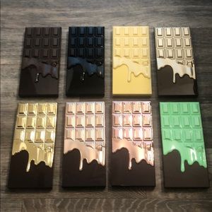 Lot of 8 Makeup Revolution chocolate bar palettes!